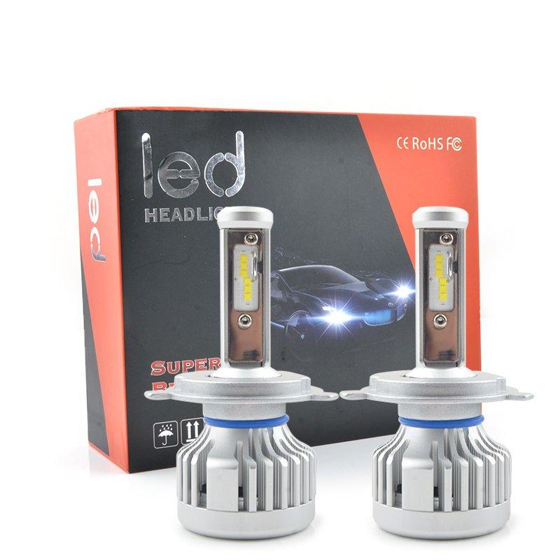 All In One Auto lighting System Front Headlight LED H4 Car Light Bulbs