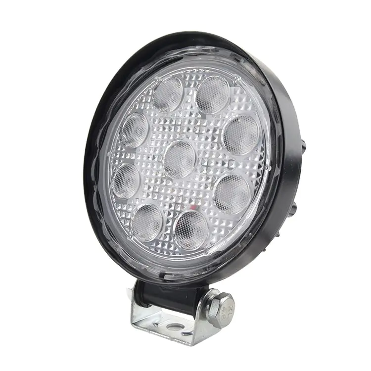 LED Round 27W Working Light IP67 Waterproof Flood Beam With Super Brighter Import Chip