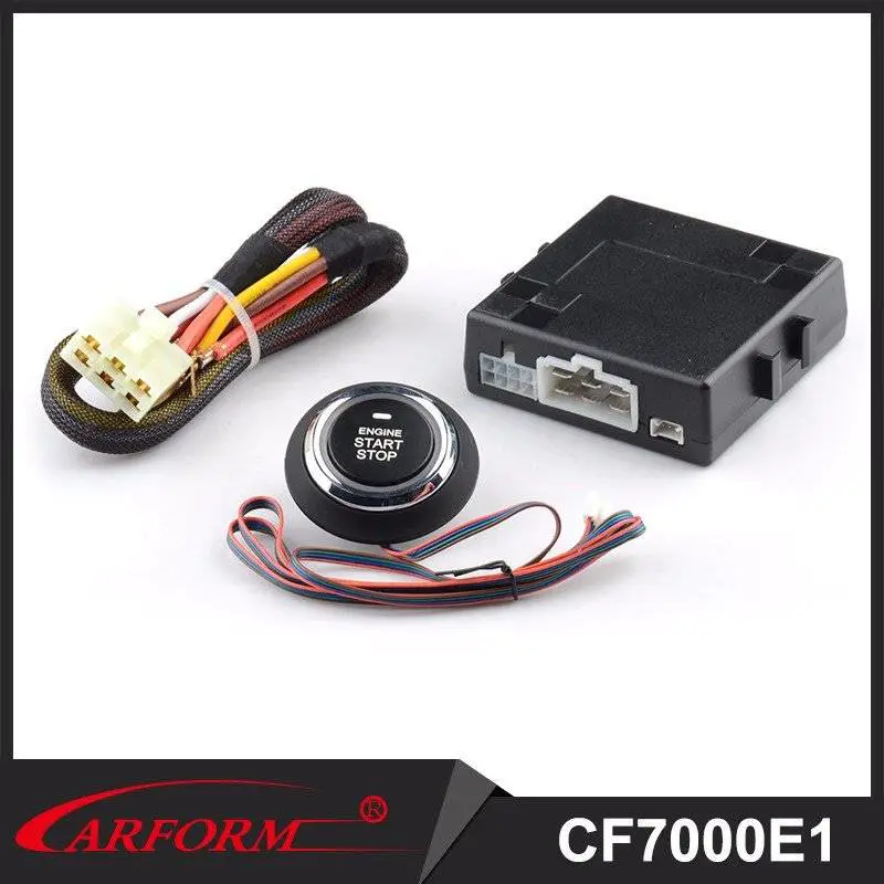 Auto Accessories Electronics Universal Push Button Start Stop Engine System without Keys for Universal Vehicle CF7000E1