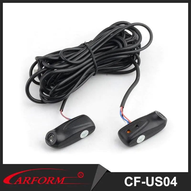 Car separated ultrasonic sensor simple to install and compatible with most of the car alarms