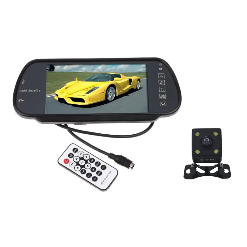 7 inch rearview with Camera, universal Parking system , Bluetooth monitor , LED night vision camera