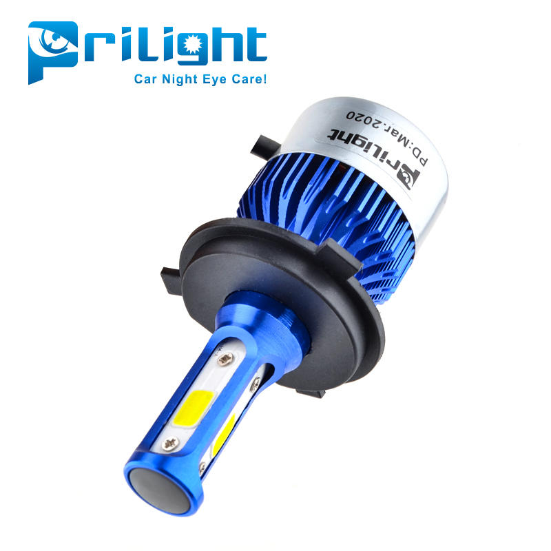 72W high power LED HEADLIGHT H4 H7 H8 HB3 9005 9006 COB CHIP Led headlamp