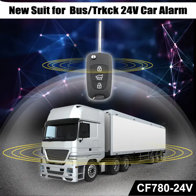 CF7 780 Car Alarm 24V Truck Car Alarm Sensitivity Sensor