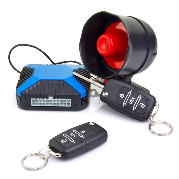 CF809X 027 One Way Car Alarm Security System Wireless Auto-Rearming Remote Control