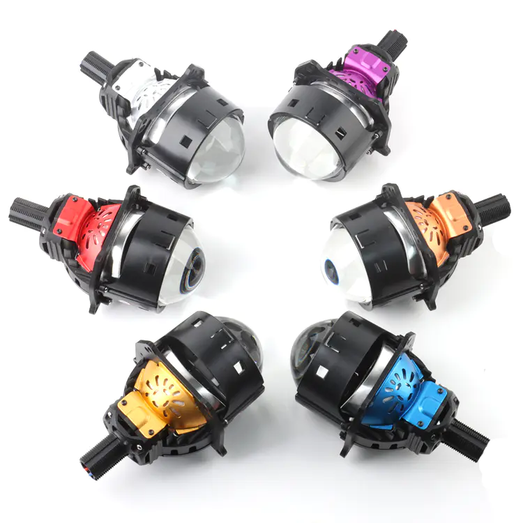 Car Projector Led Headlight Lens Wholesale Customize Factory Lossless 3 Inch Bi Led Projector Lens