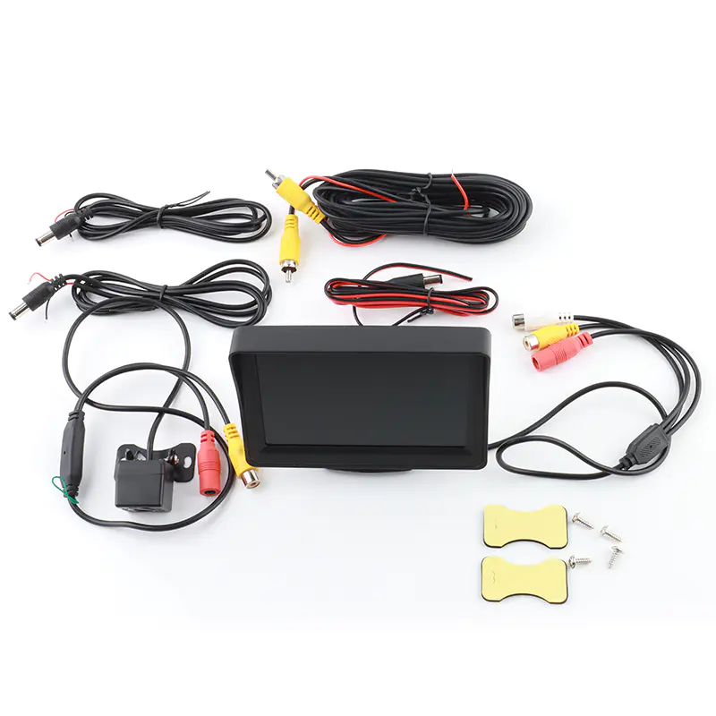 Car Monitor Touch Screen 4.3 Inch LCD HD Real Time Observation Car Reversing Camera Car Monitor