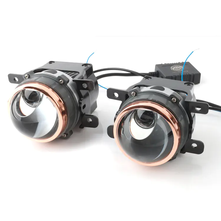auto light led fog light led bulb bi led lens projector 3.0 inch fog driving lights led projector lens