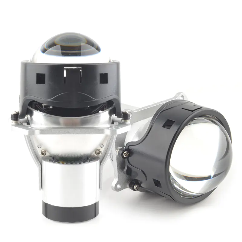 bi led projector lens 3 inch led headlight 10000lm 120w 6500k high low bicofal bi led projector lens for cars upgrade light