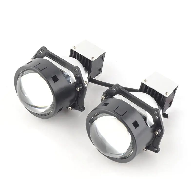 auto lighting system bicofal biled hi/low beam 3.0 inch h4 biled projector lens led headlight car projectors