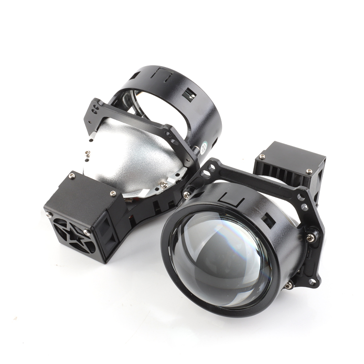 180w 6500k Bi LED Projector Lens 3.0 HD Glass Bi LED Lenses Car Headlight Canbus Retrofit Car Light Accessories
