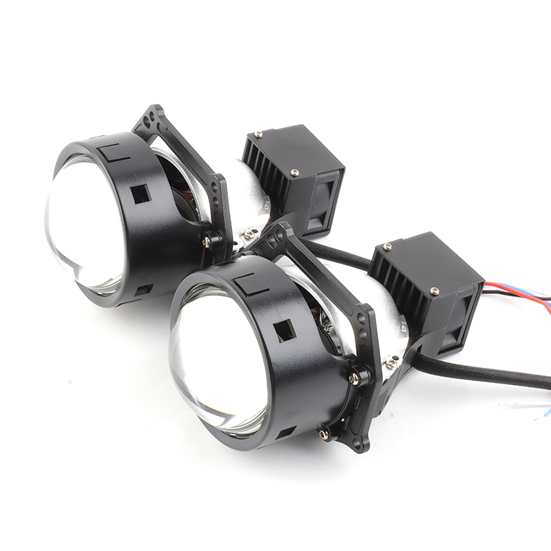 180w 6500k Bi LED Projector Lens 3.0 HD Glass Bi LED Lenses Car Headlight Canbus Retrofit Car Light Accessories