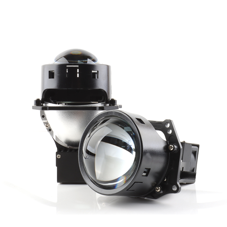 180w 6500k Bi LED Projector Lens 3.0 HD Glass Bi LED Lenses Car Headlight Canbus Retrofit Car Light Accessories
