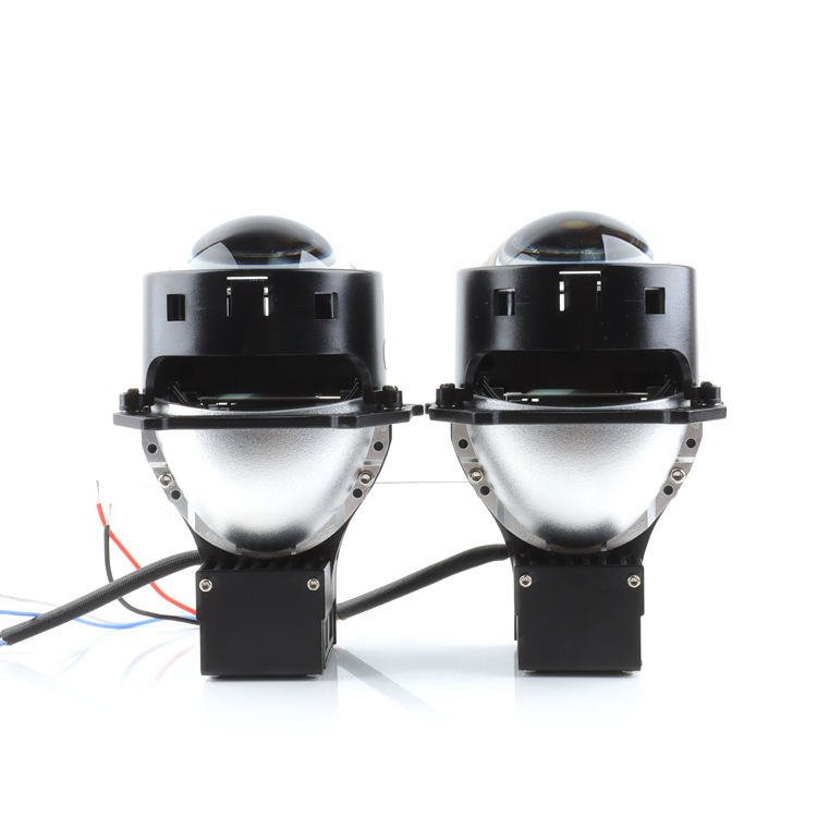 180w 6500k Bi LED Projector Lens 3.0 HD Glass Bi LED Lenses Car Headlight Canbus Retrofit Car Light Accessories