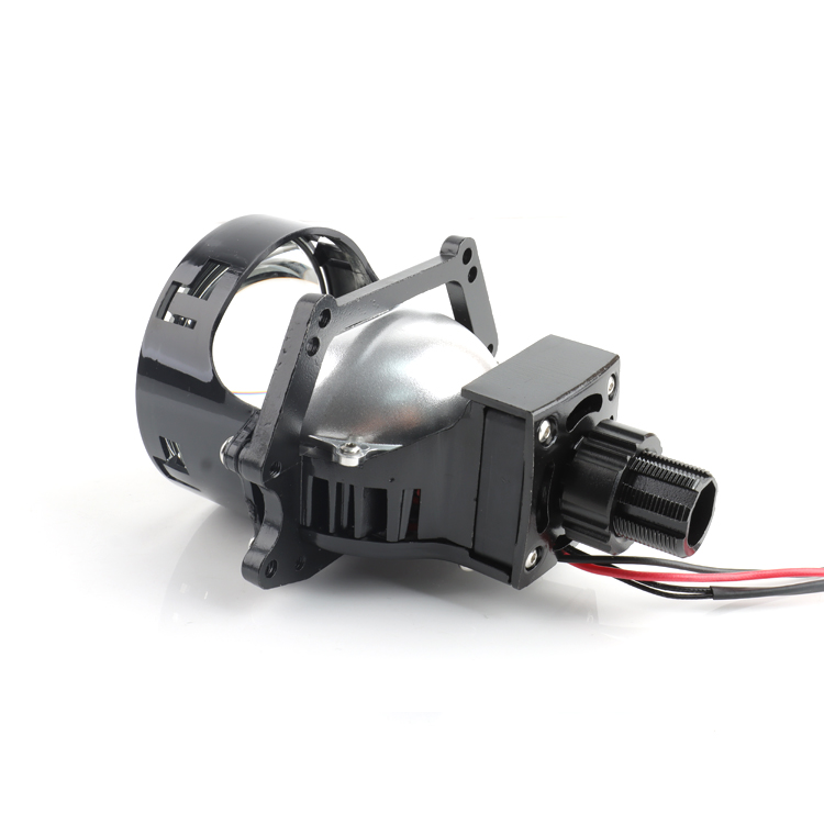 Factory Car Led Projector Headlight Lenses 3.0 Inch Led Projector Lens 120W Led Projector Lens Bifocal LED Lens Module