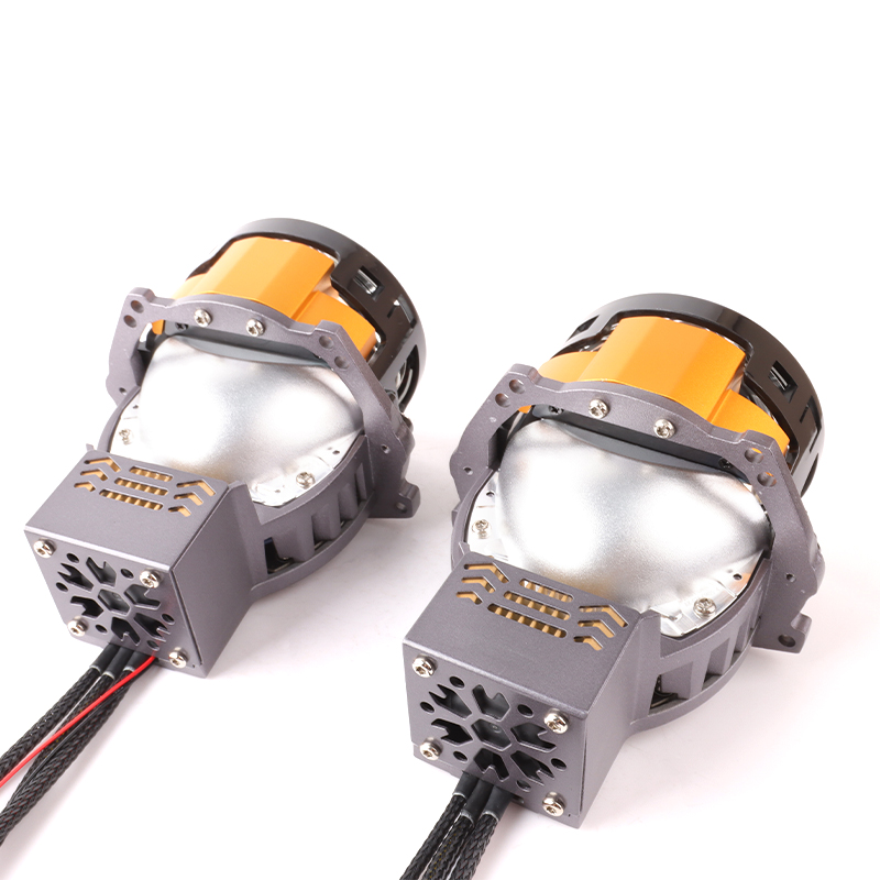 Car Accessories LED Laser Lens Biled 3'' LHD RHD Auto Drive Headlight 170W 13600LM 3 Light Cup Reflector Biled Projector Lens