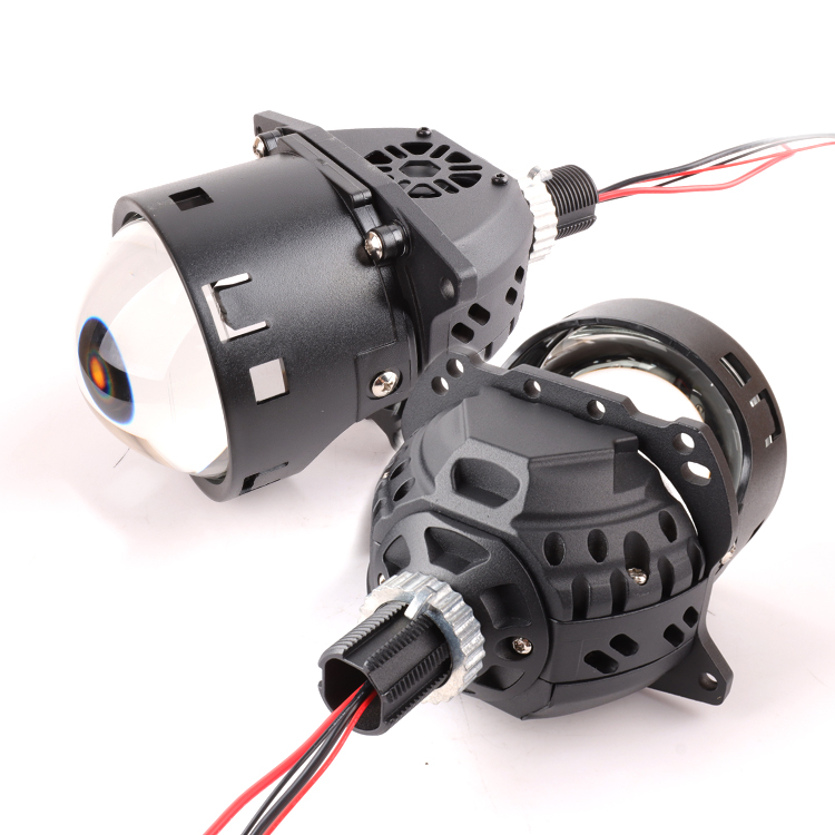Lossless LED Projector Lens Focos Faros LED High/Low Beam 140W 3 inch Faro Bi LED Projector Lens Turboes Car Led Headlights