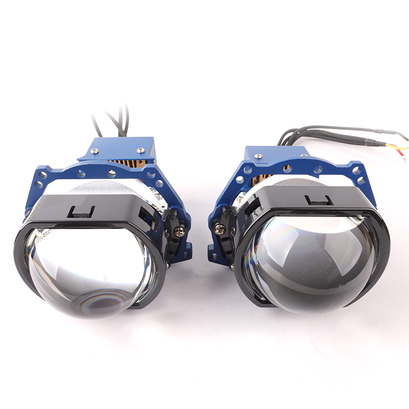 Rectangular Cup Lens 150W LED Headlights DC12V 6500K 3 inch Biled Projector Lens Car Headlight Retrofit Auto Led Headlamp