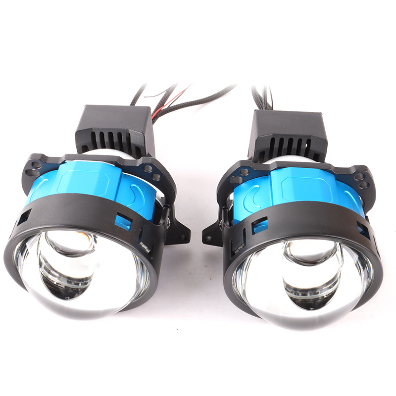 High Quality Auto Lamp Reflector Laser Bi-LED Projector Lens 3'' 160W Laser LED Lenses Module Car LED Headlights Canbus