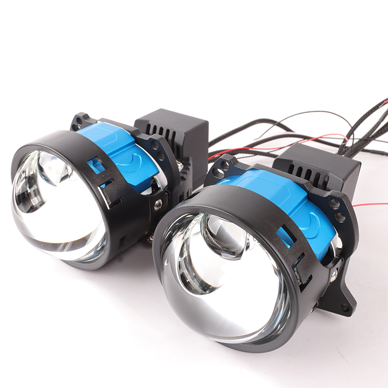 High Quality Auto Lamp Reflector Laser Bi-LED Projector Lens 3'' 160W Laser LED Lenses Module Car LED Headlights Canbus