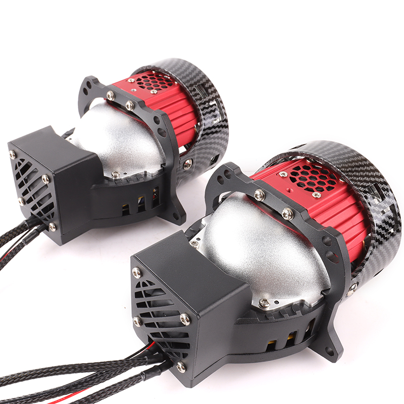 Wholesale LED Headlights 160W 20000LM 6+1 Dual Laser Lens Biled Projector Lens Focos Faros LED Projector Lens Module