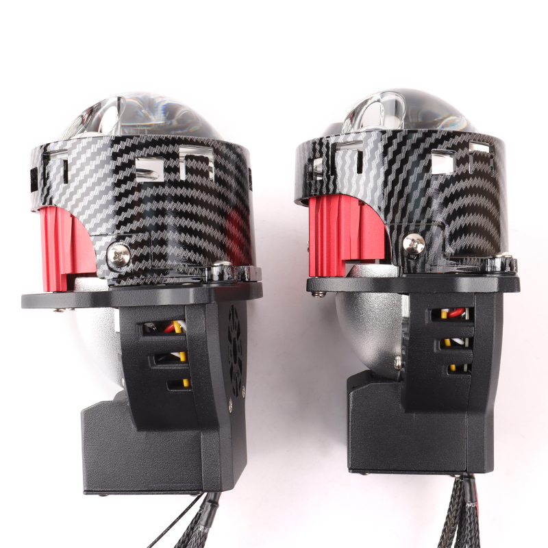 Wholesale LED Headlights 160W 20000LM 6+1 Dual Laser Lens Biled Projector Lens Focos Faros LED Projector Lens Module