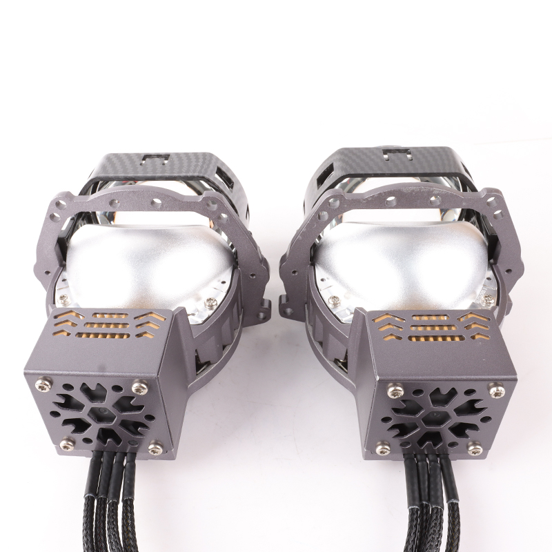 Bi Led Projector Lens 3.0 150W Super Bright High Low Beam Led Projector Lens Spotlight For Motorcycle Car