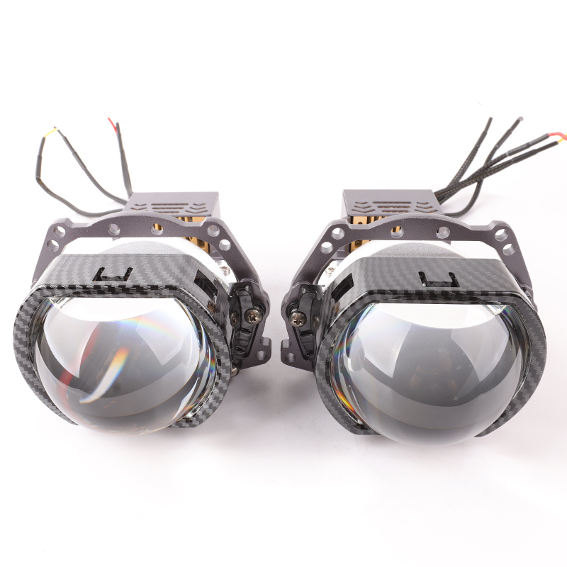 Bi Led Projector Lens 3.0 150W Super Bright High Low Beam Led Projector Lens Spotlight For Motorcycle Car