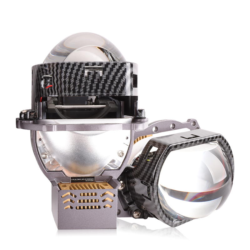 Bi Led Projector Lens 3.0 150W Super Bright High Low Beam Led Projector Lens Spotlight For Motorcycle Car