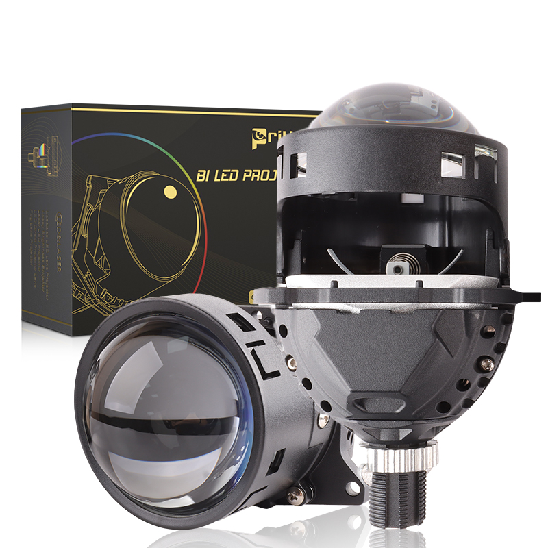 24V Bi Led Projector Lens 3.0 Inch 140W Dual Fan Car Led Headlight Projector Lens 6000K Bi Led Projector Lens