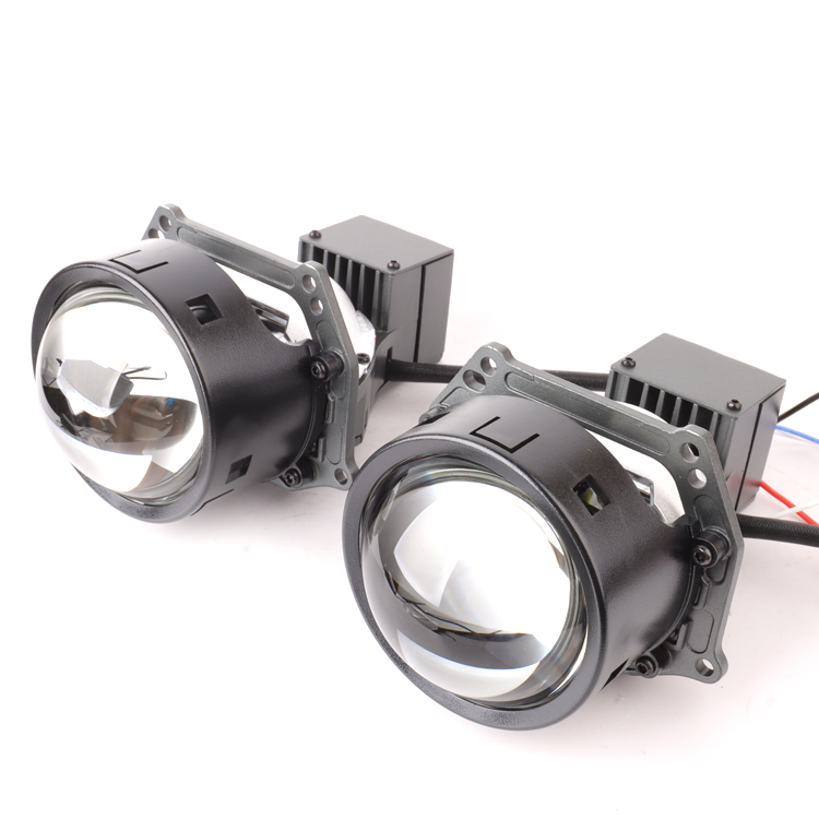 New Arrival Bifocal Led Projector Lens 3 Inch Super Bright 140W Focos Faro Luce 6000k Hi Lo Beam Biled Projector Lens