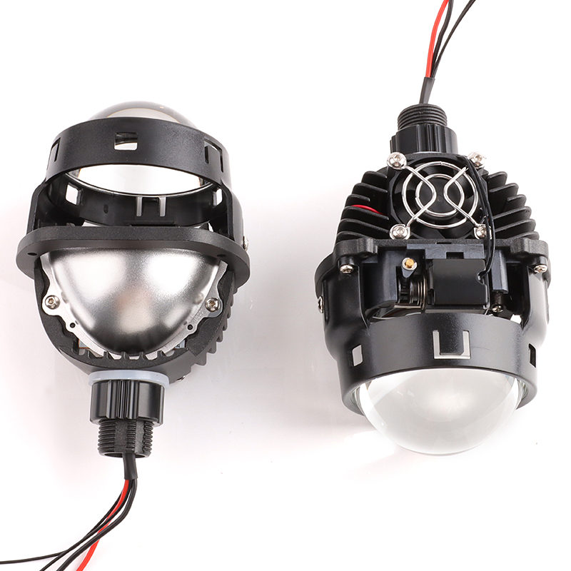 Wholesale 110w 6000k 2.5 Inch Bi Led Projector Lens Mini Lossless Led Headlight Projector Lens Car Retrofit Xenon Conversion Kit