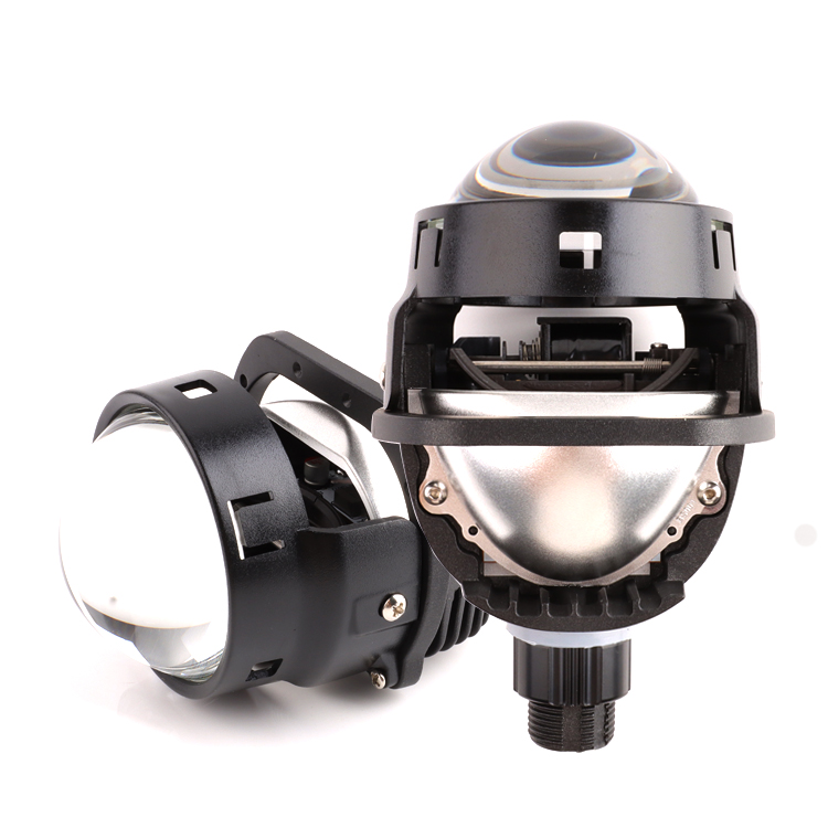 Wholesale 110w 6000k 2.5 Inch Bi Led Projector Lens Mini Lossless Led Headlight Projector Lens Car Retrofit Xenon Conversion Kit