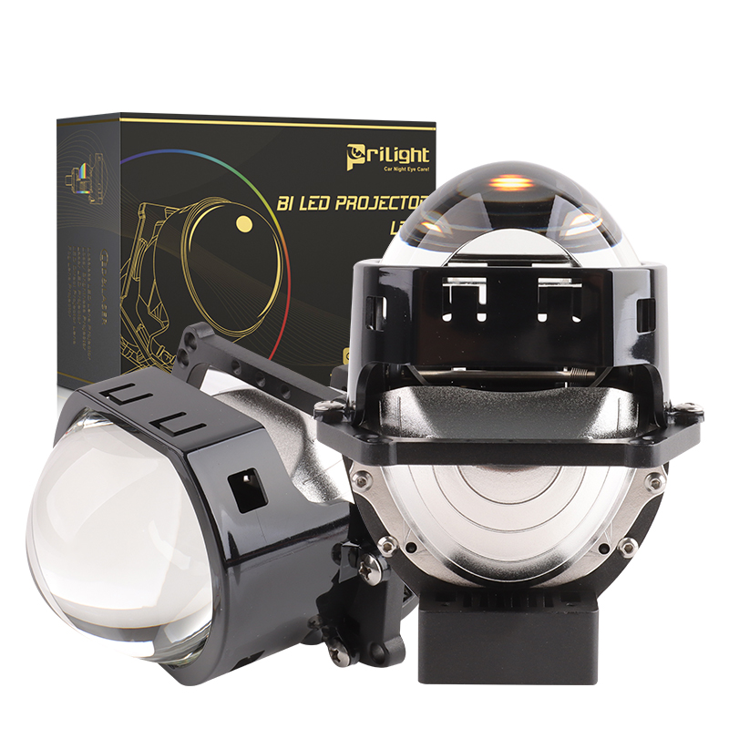 120W Highlight LED Headlights Lens Light for Car 6500K Bi LED Projector Lens 15000lm 12V Headlamps Car Accessories