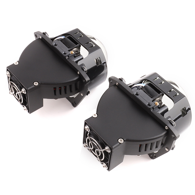 120W Highlight LED Headlights Lens Light for Car 6500K Bi LED Projector Lens 15000lm 12V Headlamps Car Accessories