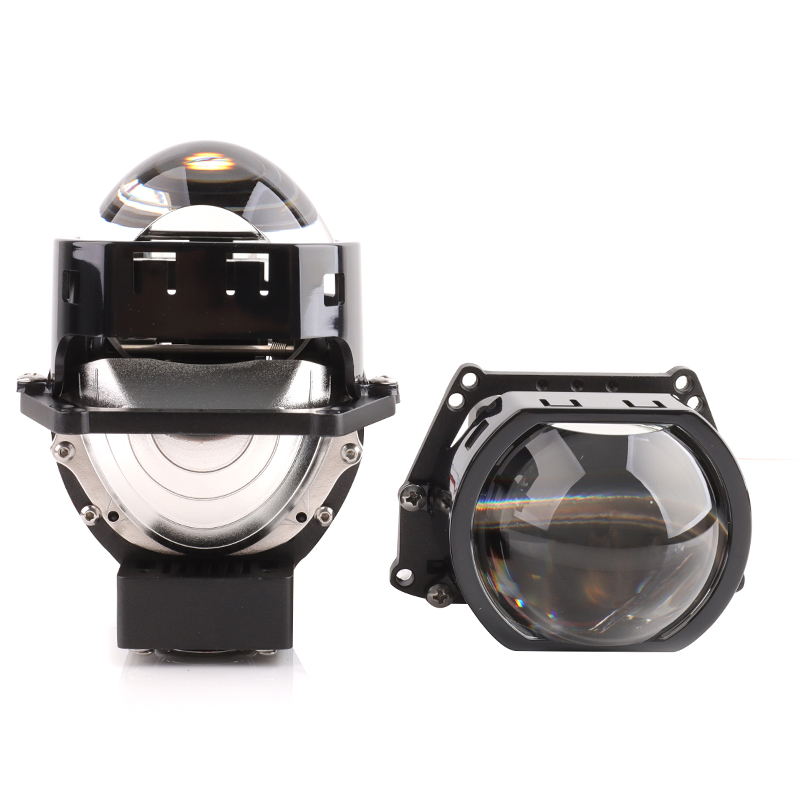 120W Highlight LED Headlights Lens Light for Car 6500K Bi LED Projector Lens 15000lm 12V Headlamps Car Accessories