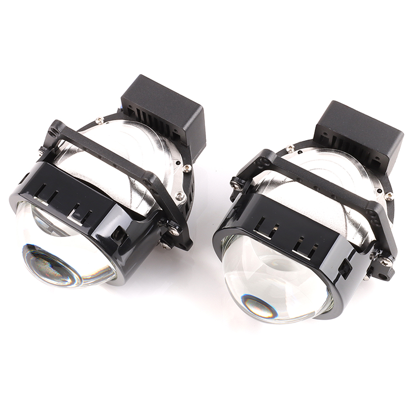 120W Highlight LED Headlights Lens Light for Car 6500K Bi LED Projector Lens 15000lm 12V Headlamps Car Accessories