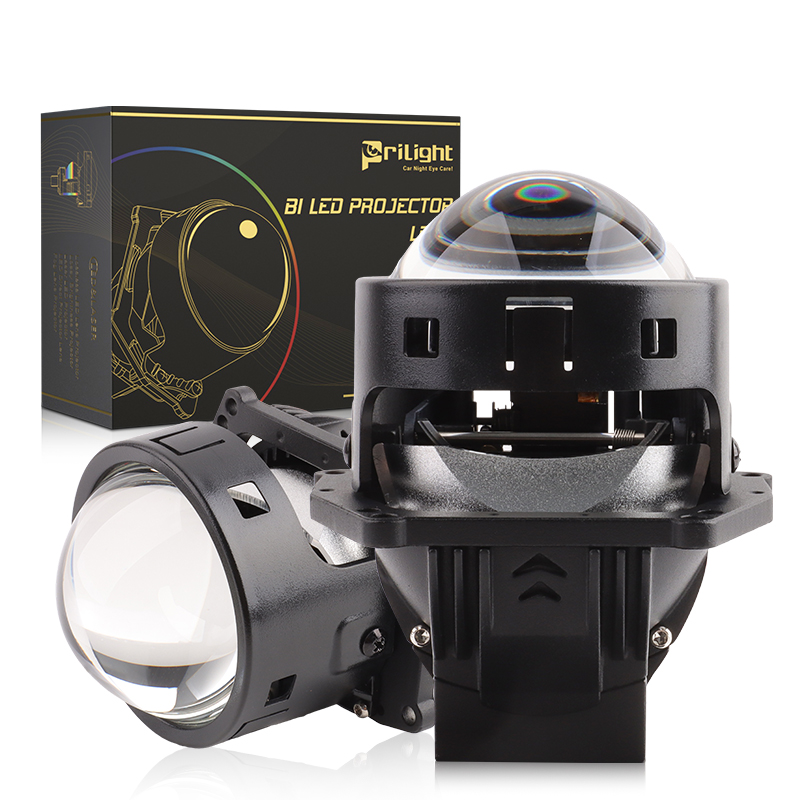 3 Inch LED Bifocal Bi LED Projector Lens 130W 13000LM Super Bright LED Headlights Projector Lens
