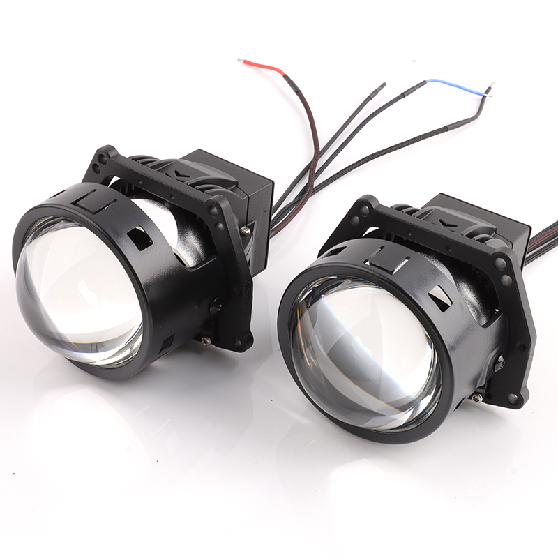 3 Inch LED Bifocal Bi LED Projector Lens 130W 13000LM Super Bright LED Headlights Projector Lens