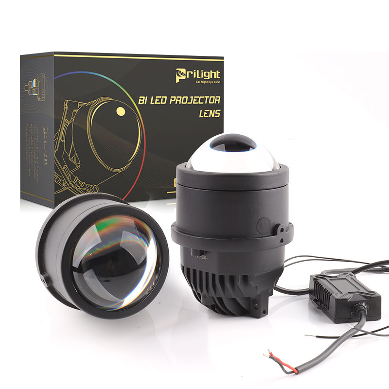Bi-LED Fog Projector 3.0 Inch 140W Tricolor Yellow White Fog Biled Projector Lens