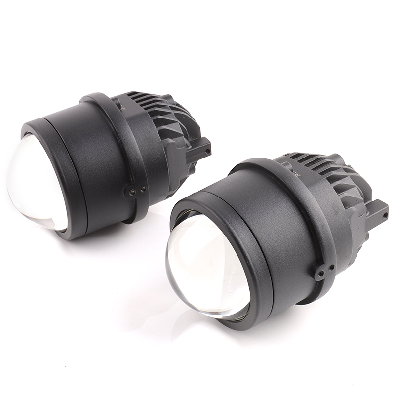 Bi-LED Fog Projector 3.0 Inch 140W Tricolor Yellow White Fog Biled Projector Lens