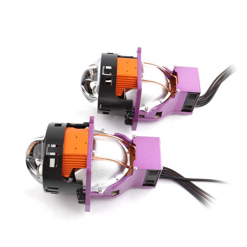 Double Light Double Cup 3.0 Inch Led Projector Lens 96W High Power Super Bright Direct Biled Projector Lens