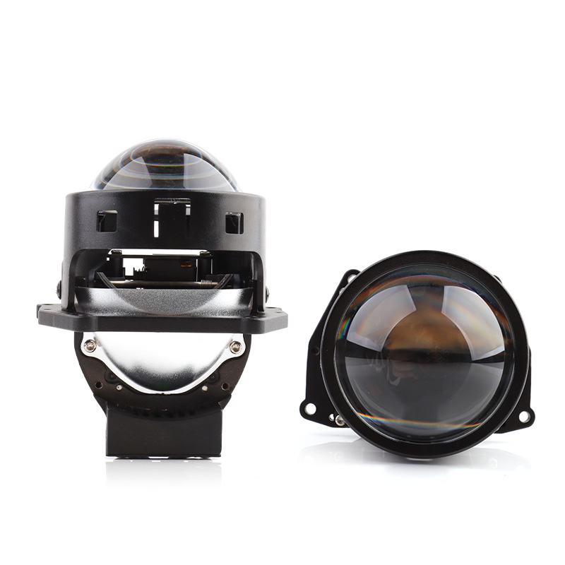 Prilight 3.0 Inch Led Projector Lens 70W 6000K Hi/Lo Beam Super Bright Biled Lens with Canbus Error Free Led Headlight Bulb