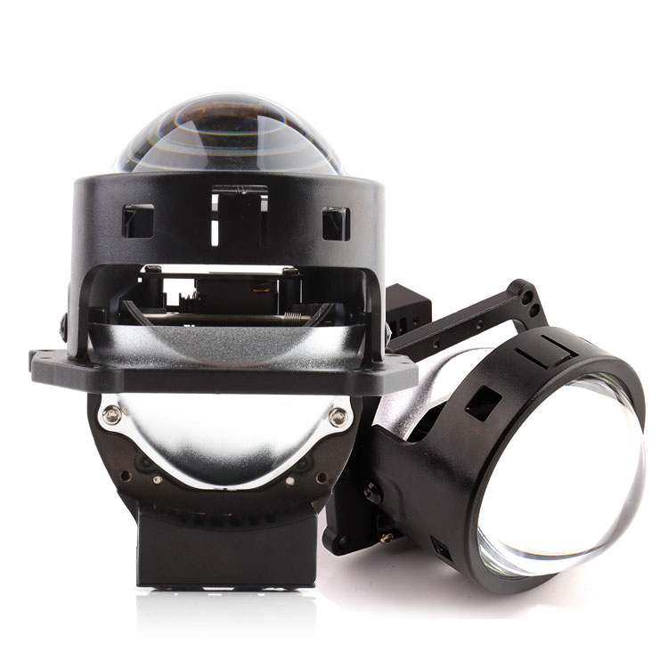 Prilight 3.0 Inch Led Projector Lens 70W 6000K Hi/Lo Beam Super Bright Biled Lens with Canbus Error Free Led Headlight Bulb
