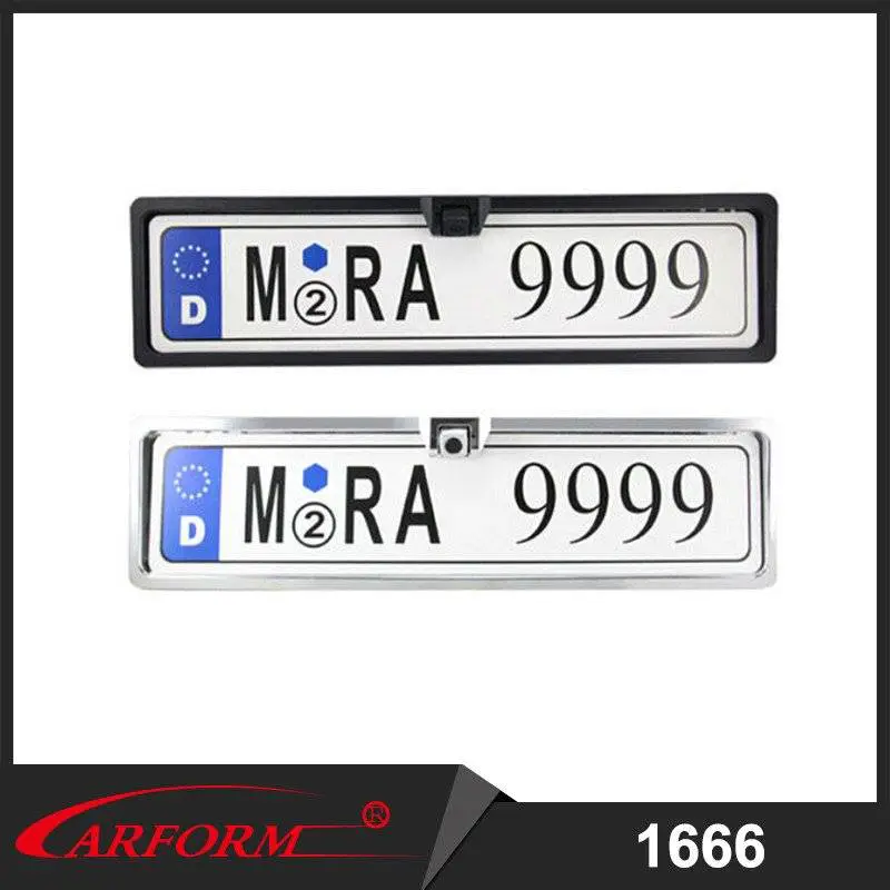European license plate Camera, Car license plate rearview camera