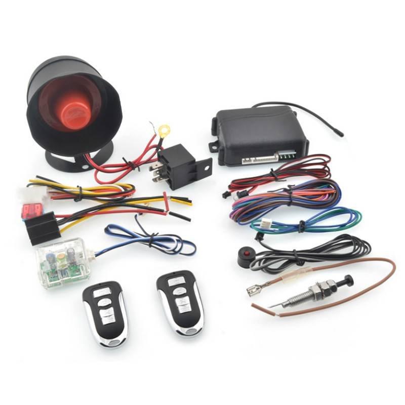 370MHZ one car alarm security system CF858 with hopping code for Latin American market