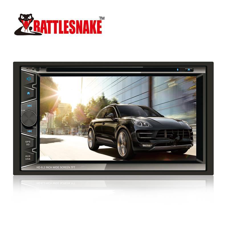 High Quality 6.2 Inch Wide Screen TFT Car Double Din DVD HD Player