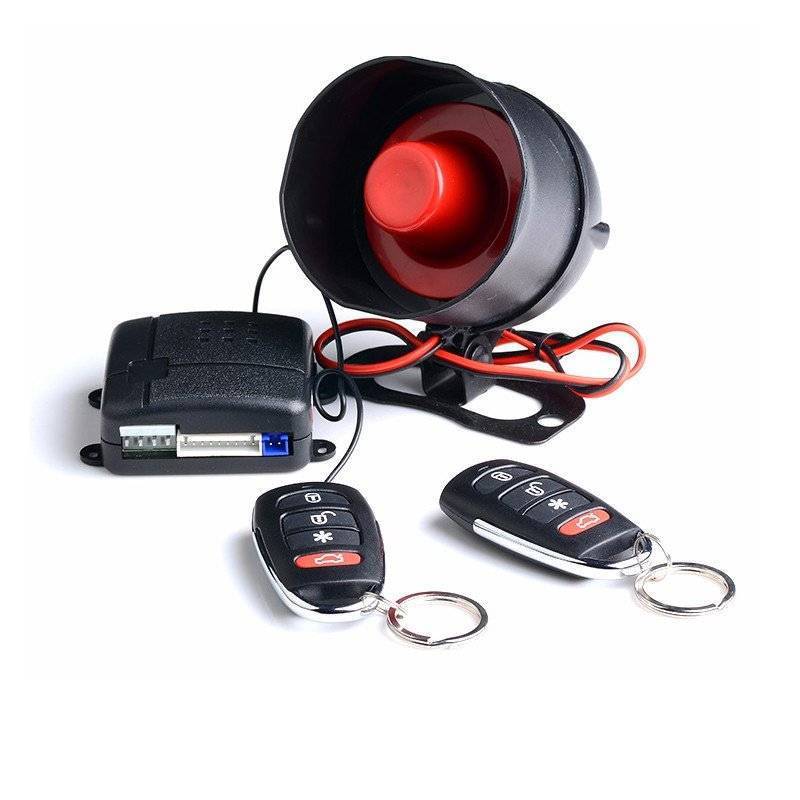 Suit for South American market car alarm CF828 system with small Mini main unit, small remote controller and shock sensor