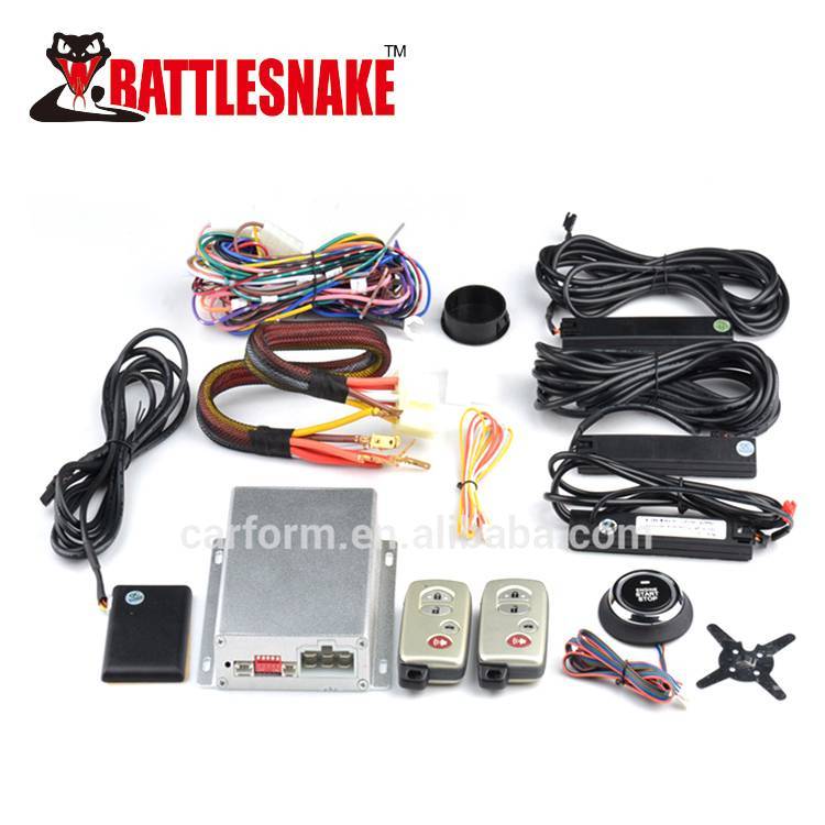 Car PKE Engine Start Stop System with Remote Engine Start Stop and Push button With Car Alarm Function CF7008